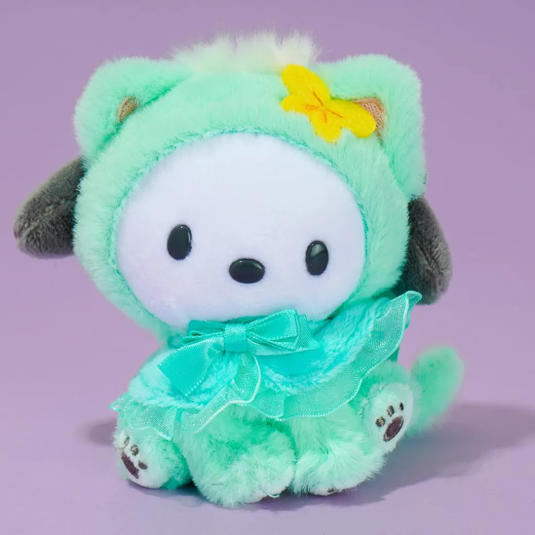 Pochacco Dressed-Up Cat Plushie Charm
