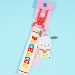 Pochacco Embroidered Tag Key Holder