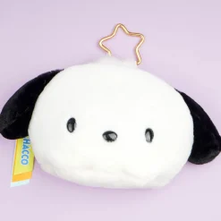 Pochacco Face Plushie Pouch With Window