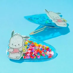Pochacco Fancy Glitter Hair Clips