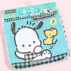 Pochacco Gingham Shirt Day Mini Towel Set - 3 pcs