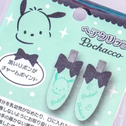 Pochacco Glitters & Bows Barrette Set