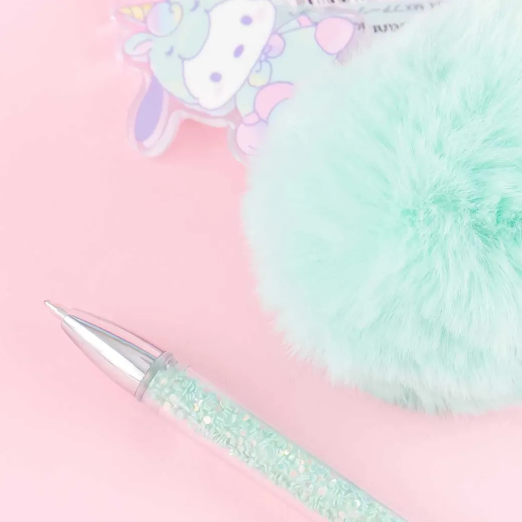 Pochacco Glittery Unicorn Furball Pen