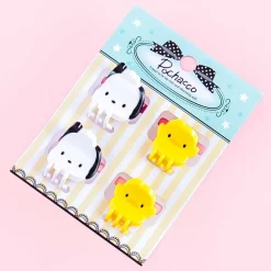 Pochacco Hair Clips Set
