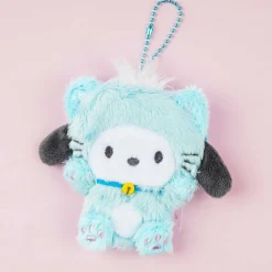 Pochacco Happy Cat Plushie Coin Purse & Bag Charm