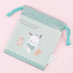 Pochacco Happy Drawstring Pouch