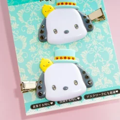 Pochacco Hat Bejeweled Bangs Clip Set