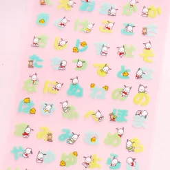 Pochacco Hiragana Stickers