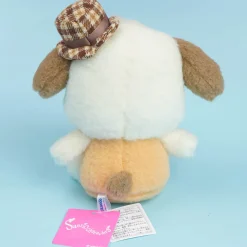Pochacco Howa Mocha Check Plushie - Medium