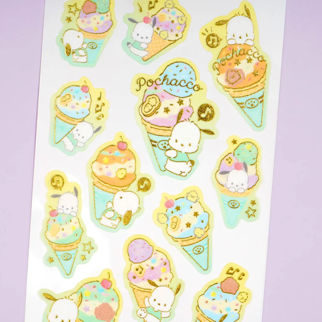 Pochacco Ice Cream Party Stickers