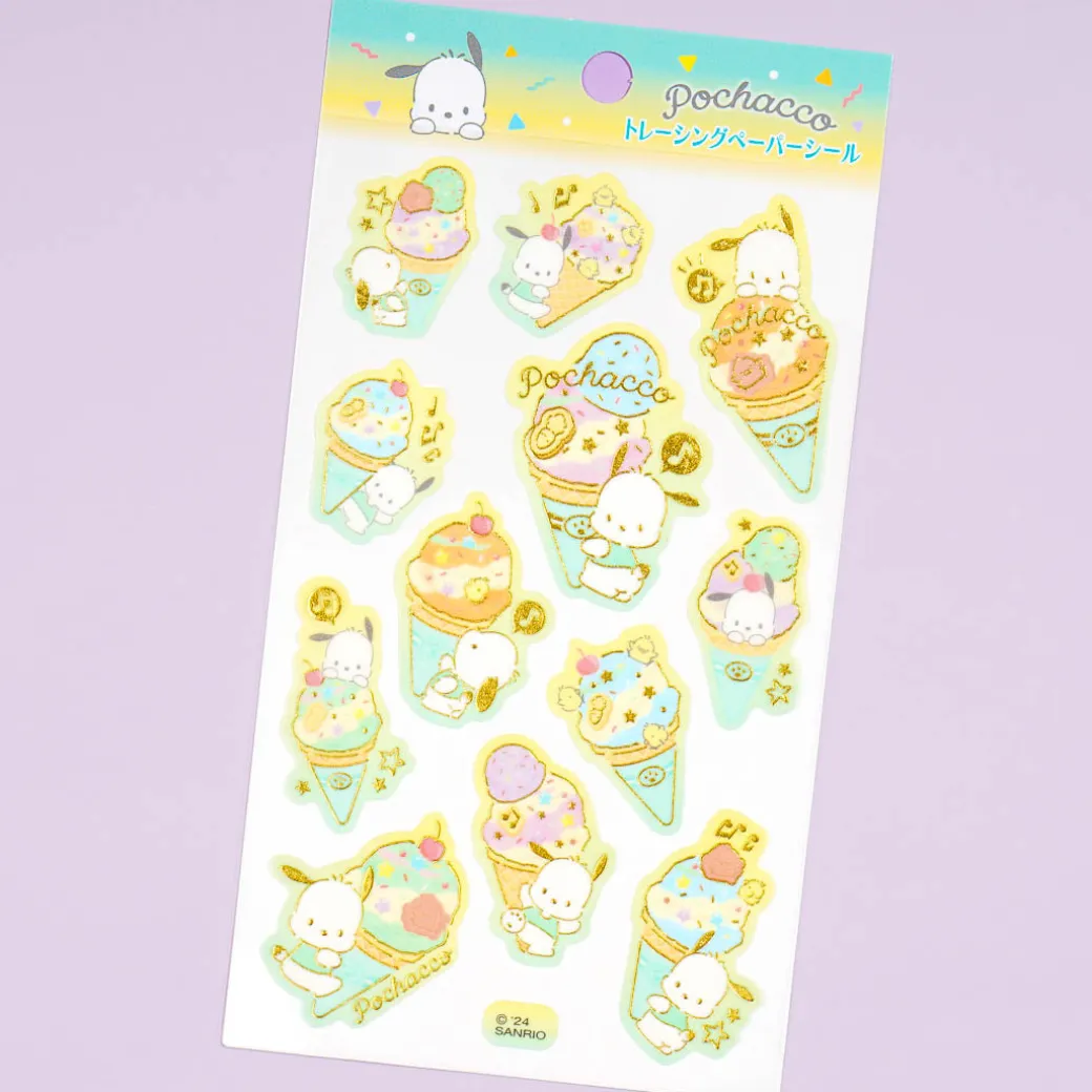 Pochacco Ice Cream Party Stickers