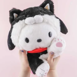 Pochacco Lying Down Shiba Inu Costume Plushie - Medium