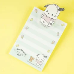 Pochacco Memo Pad & Acrylic Clip Set