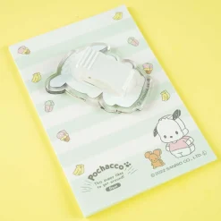 Pochacco Memo Pad & Acrylic Clip Set