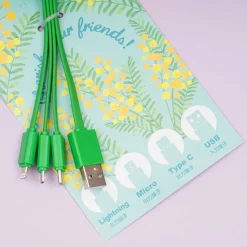 Pochacco Multi-Charging Cable Keychain