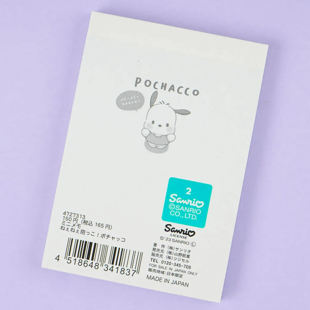Pochacco Ne Ne Dakko Mini Memo Pad