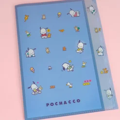 Pochacco Outdoor Fun Multi Pocket A4 File Folder