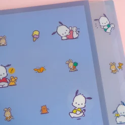 Pochacco Outdoor Fun Multi Pocket A4 File Folder