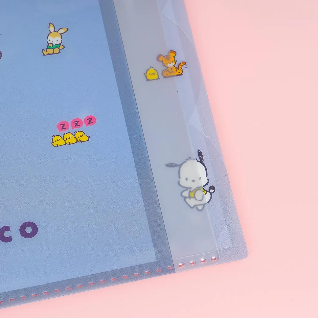 Pochacco Outdoor Fun Multi Pocket A4 File Folder