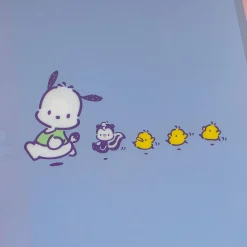 Pochacco Outdoor Fun Multi Pocket A4 File Folder