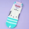 Pochacco Peekaboo Striped Ankle Socks