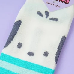 Pochacco Peekaboo Striped Ankle Socks