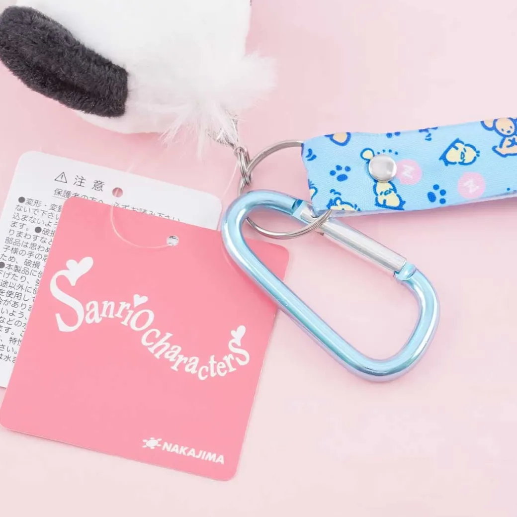 Pochacco Plushie Bag Charm With Wrist Strap