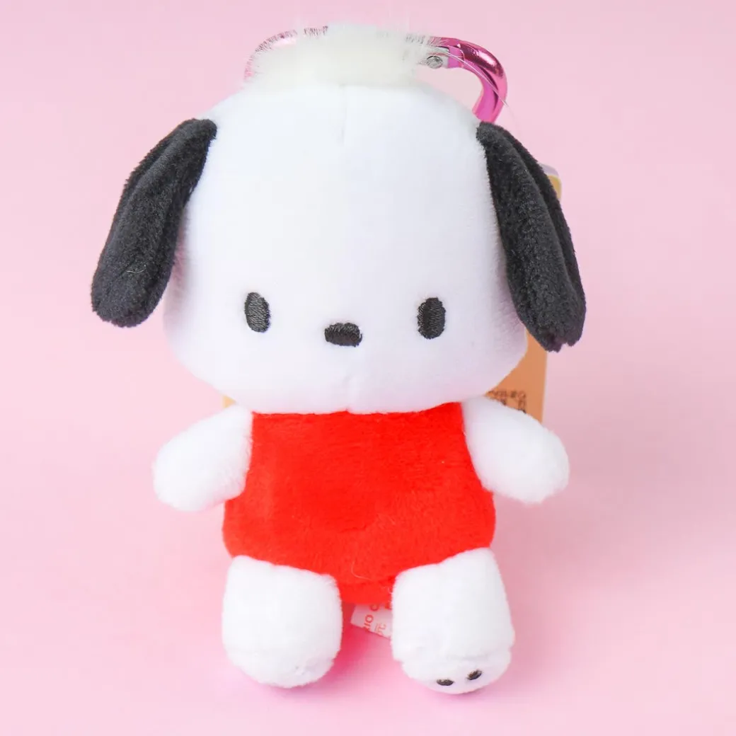 Pochacco Plushie Charm With Heart Carabiner - Mini