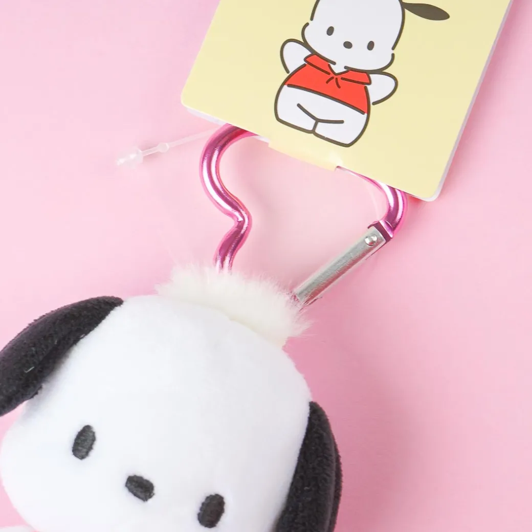 Pochacco Plushie Charm With Heart Carabiner - Mini