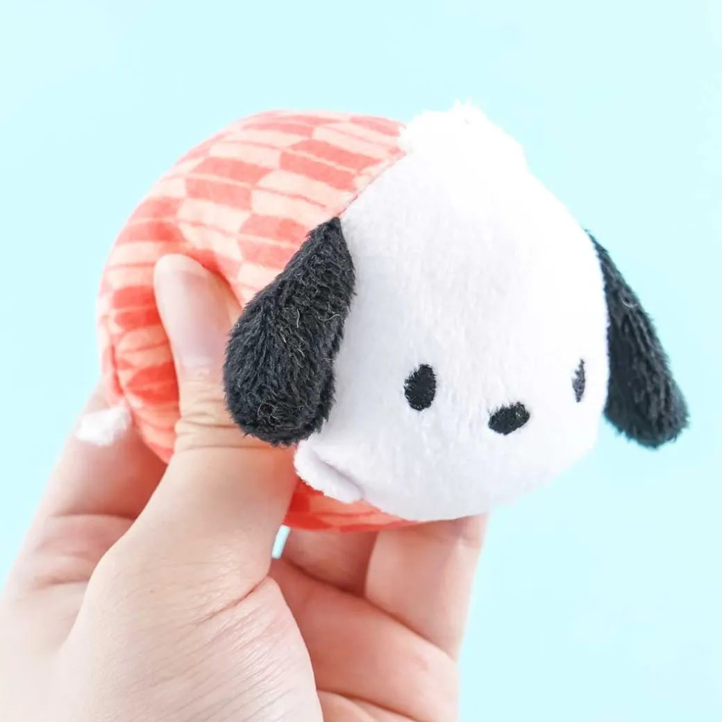 Pochacco Roll Bean Bag Plushie - Mini