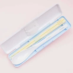 Pochacco Rolling Around Utensil Set