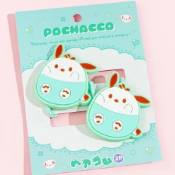 Pochacco Round Eyes Cutie Hair Ties - 2 pcs