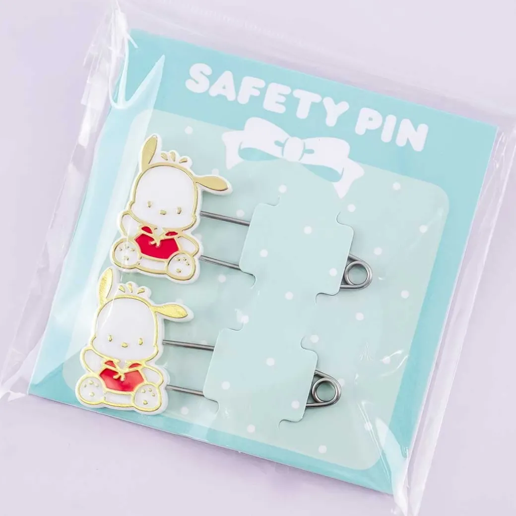 Pochacco Safety Pin Set