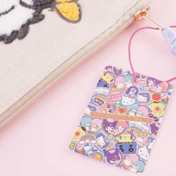 Pochacco Sagara Embroidery Flat Pouch