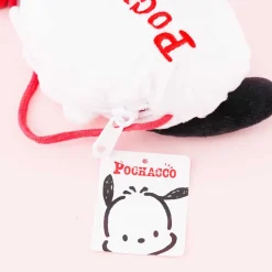 Pochacco Soft Face Pouch With Neck Strap
