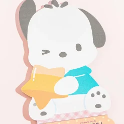 Pochacco Star Hug Die-Cut Memo Pad