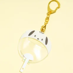 Pochacco Uchiwa Fan Can Badge Case