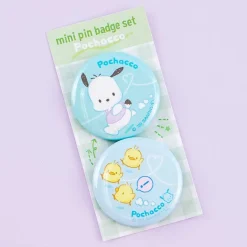 Pochacco With Friends Mini Pin Badge Set