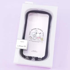 Pochacco x Bonobono Hybrid Dark Clear Phone Case for iPhone 13
