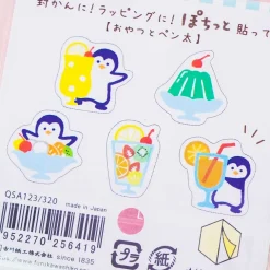 Pochito Penguin Desserts Washi Stickers