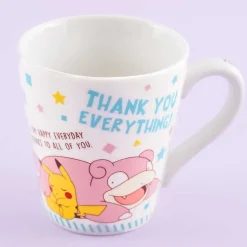 Pocket Monsters Message Mug - Pikachu & Slowpoke