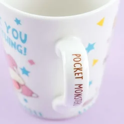Pocket Monsters Message Mug - Pikachu & Slowpoke