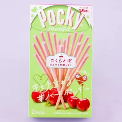 Pocky Heart Biscuit Sticks - Cherry