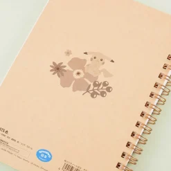 Pokemon & Flower Spiral Notebook