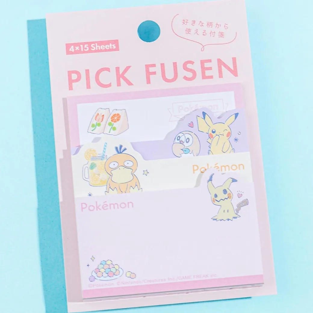Pokemon Pastel Pick Fusen Sticky Notes