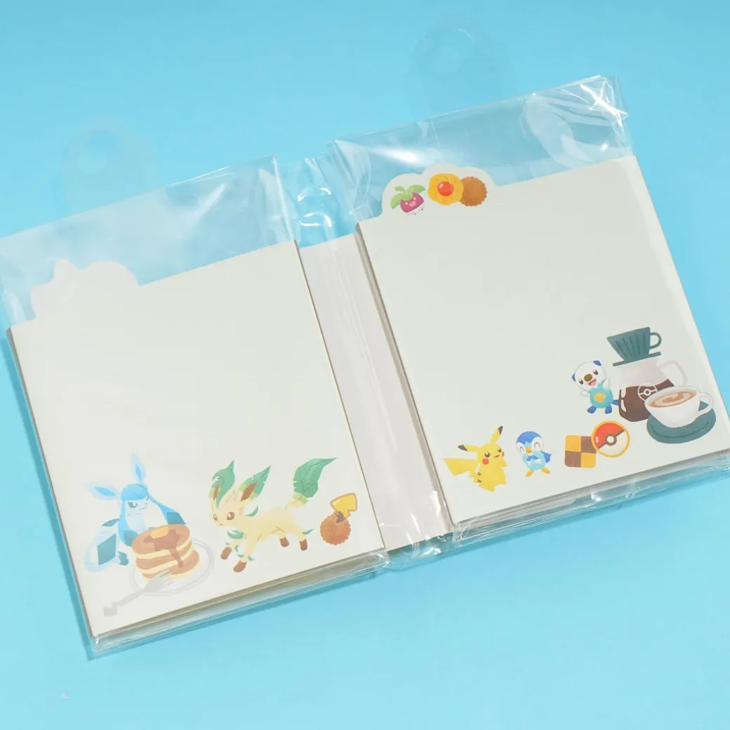 Pokemon Cafe Time Memo Pad Set