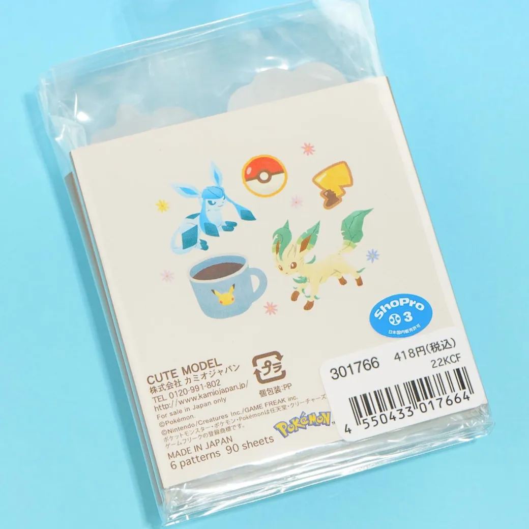 Pokemon Cafe Time Memo Pad Set
