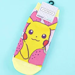 Pokemon Character Socks - Strawberry Pikachu