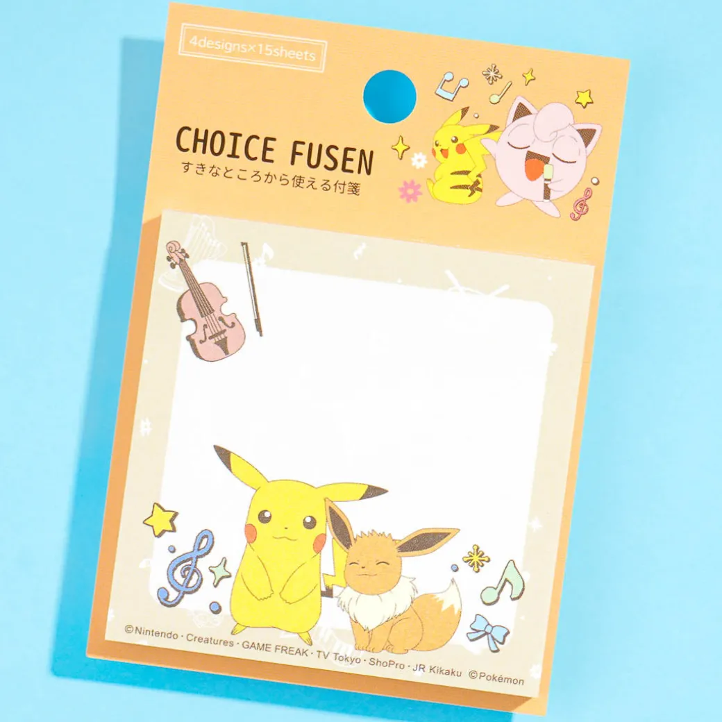 Pokemon Choice Fusen Music Memo Pad