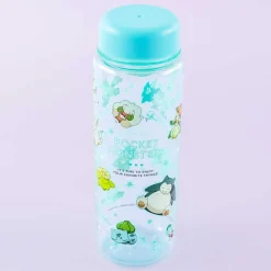 Pokemon Clear Water Bottle - Leafy